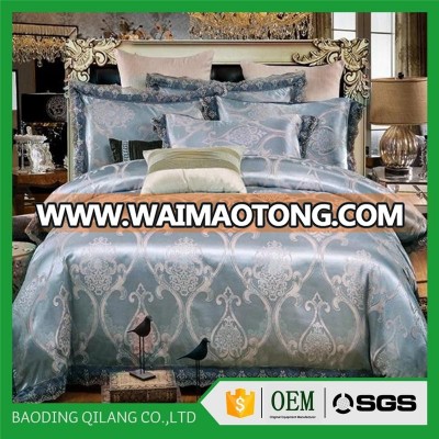 European Cotton Satin Jacquard Tencel four piece supplies hotel wedding bedding sets