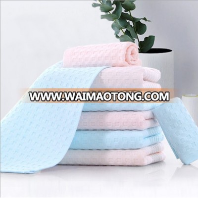 Cotton Waffle Gauze soft Water absorption not lint Face Towel