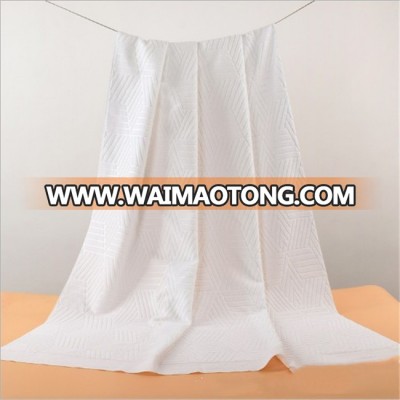 High Quality Ihram Towel White Haji Towel Jacquard Patter With Tassel  Cheap Price Custom Made Worship Towel