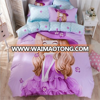 4 pcs jacquard pastoral style queen bedding set bed linen for children cotton bedding duvet cover set