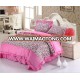 Reactive Dyeing Polyester Fiber Queen and King Bedding Sets