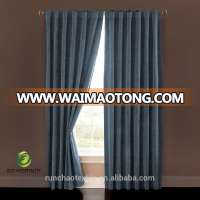 100% Polyester Flame Resistant Hotel Blackout Curtains in Hall