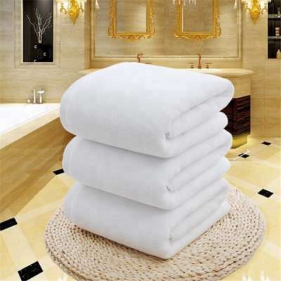 luxury Hotel/ Spa white 70 x 140 cm 100% Cotton Bath Towels